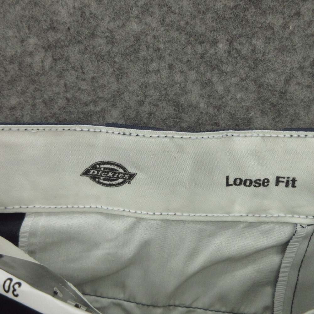 Dickies Men Work Shorts Size 30 Navy Twill Work Loose Fit 13" Multi Pockets New - Picture 7 of 11